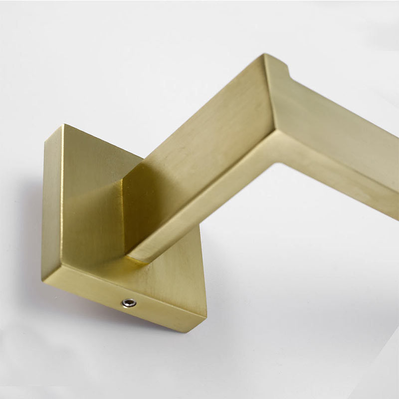 Stainless Steel Wall-Mounted Hooks, Perforated Free Coat Hooks, Golden Coats, Bathroom And Kitchen Multifunctional Hooks