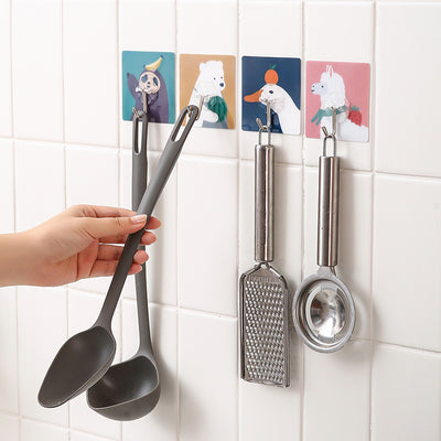 Non Punching And Non Marking Wall Mounted Household Hooks