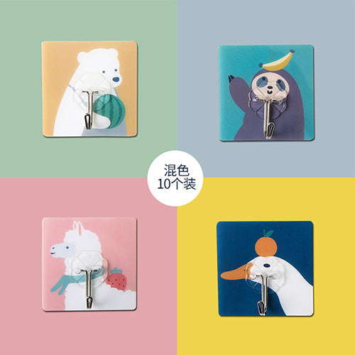 Non Punching And Non Marking Wall Mounted Household Hooks