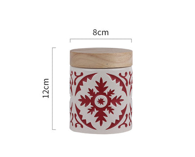 Household Moisture-proof Tea Pot With Wooden Cover