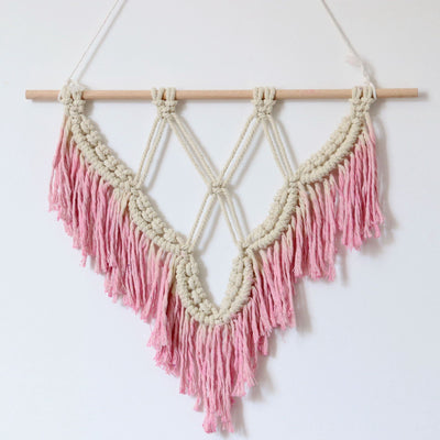 Boho Style Macrame Wall Hanging Decoration
