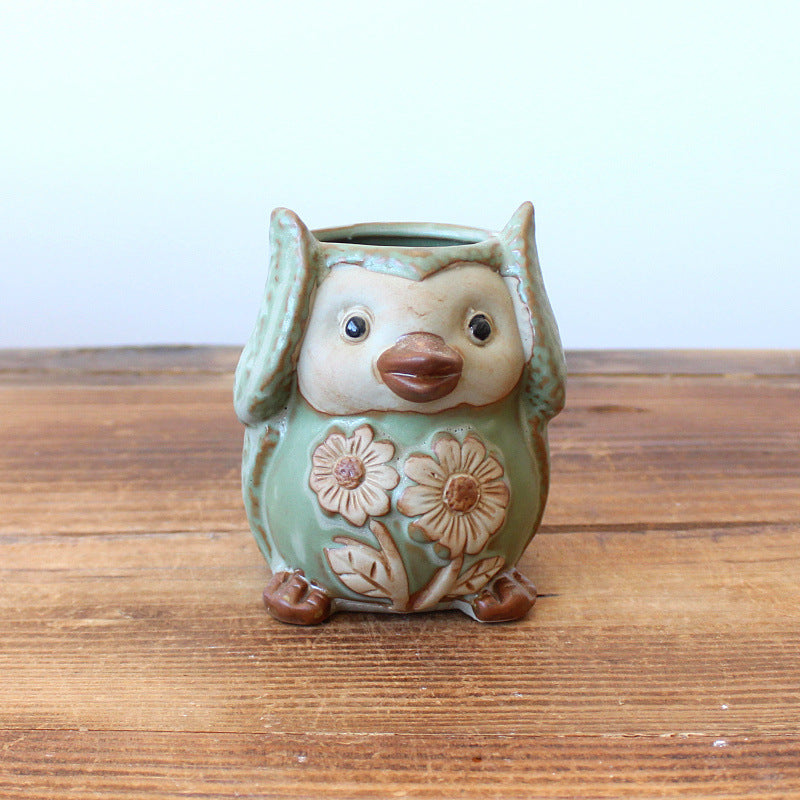 Succulent ceramic flower pot