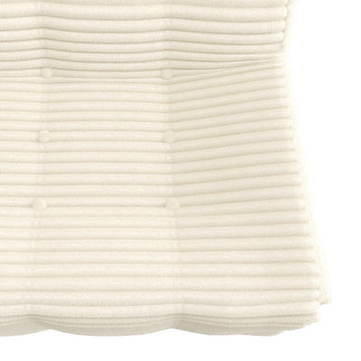 Sofa, Full Sponge Compression Corduroy 3 Seat Sofa, Modern Minimalist Style Corduroy Sofa, Comfortable Compression Sofa, Space Efficient Design   Beige