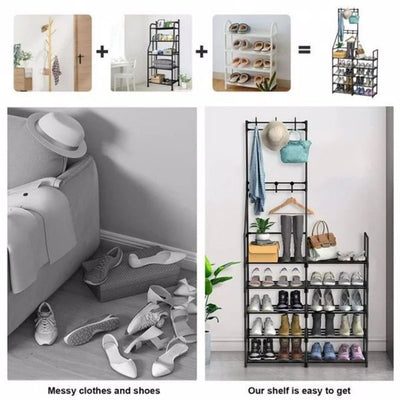 5-layer Shoe Rack, Shoe Storage Organizer