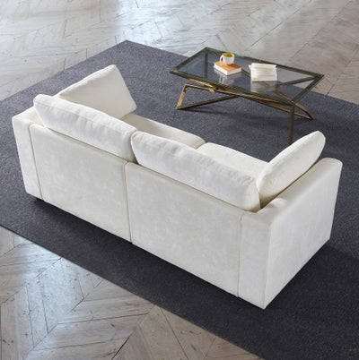 Modular Sofa Whiten Chenille Fabric, Simple And Grand, The Seat And Back Is Very Soft. This Is Also A KNOCK DOWN Sofa