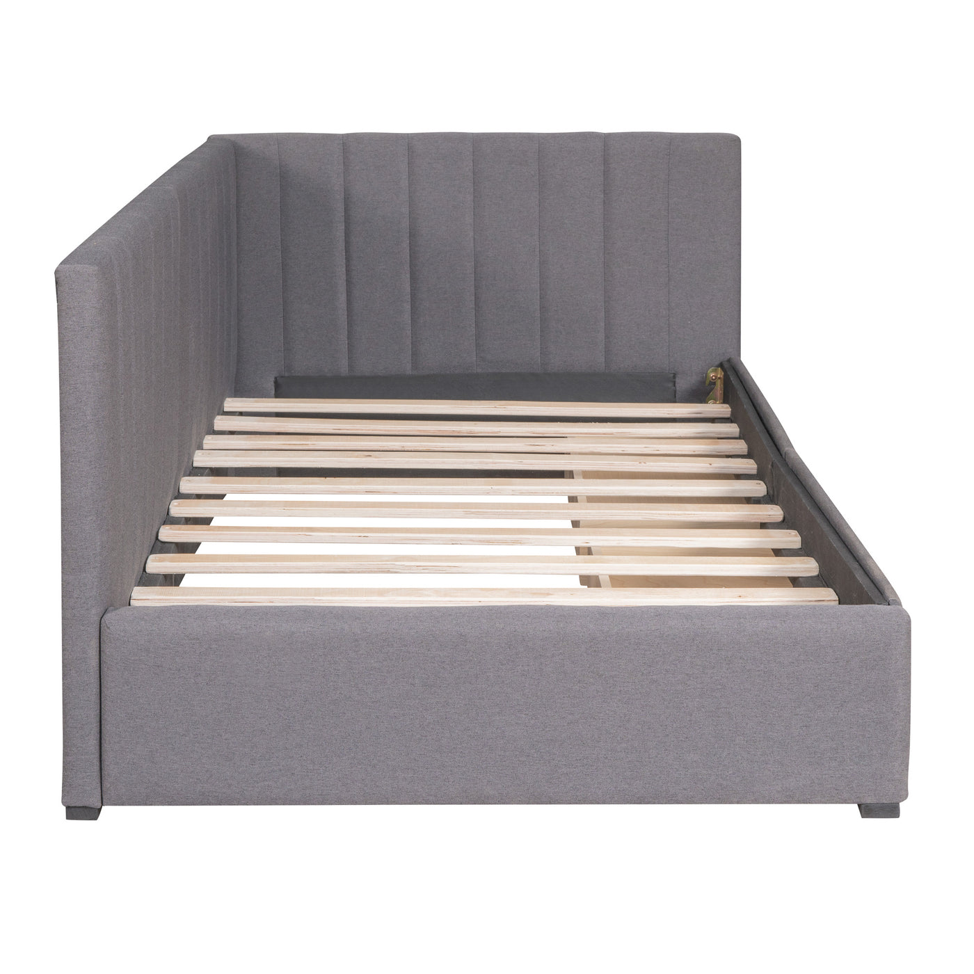 Upholstered Sofa Bed With 2 Storage Drawers