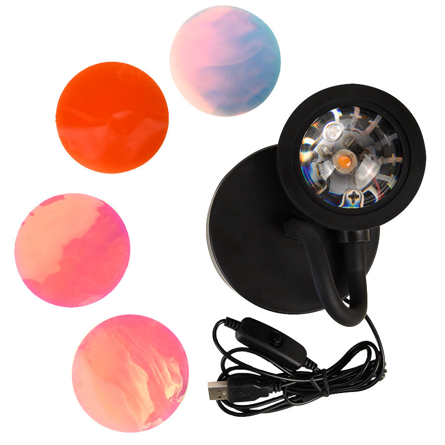 Sunset Light Rainbow Projection Lamp