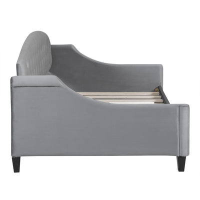 Modern Luxury Tufted Button Daybed,Twin,Gray Expected Arrival Time 12.28